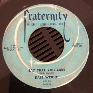 Dale Wright She's Neat Vinyl 45 Record '57